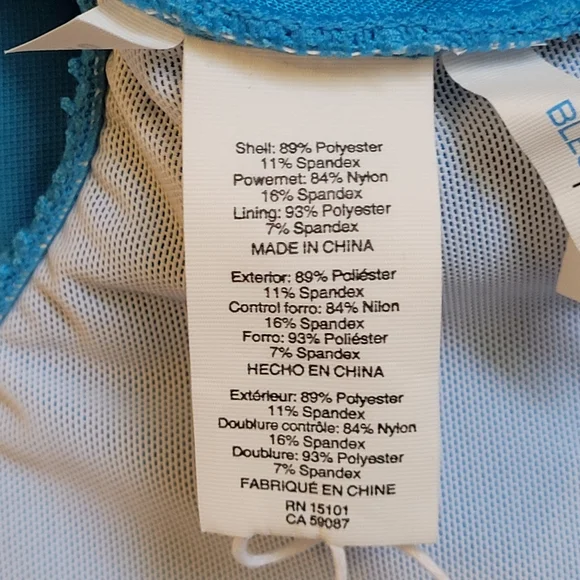 Bleu by Rod Beattie Women's Blue High Waisted Bikini Bottoms Sizes 12, 14 - Picture 12 of 12